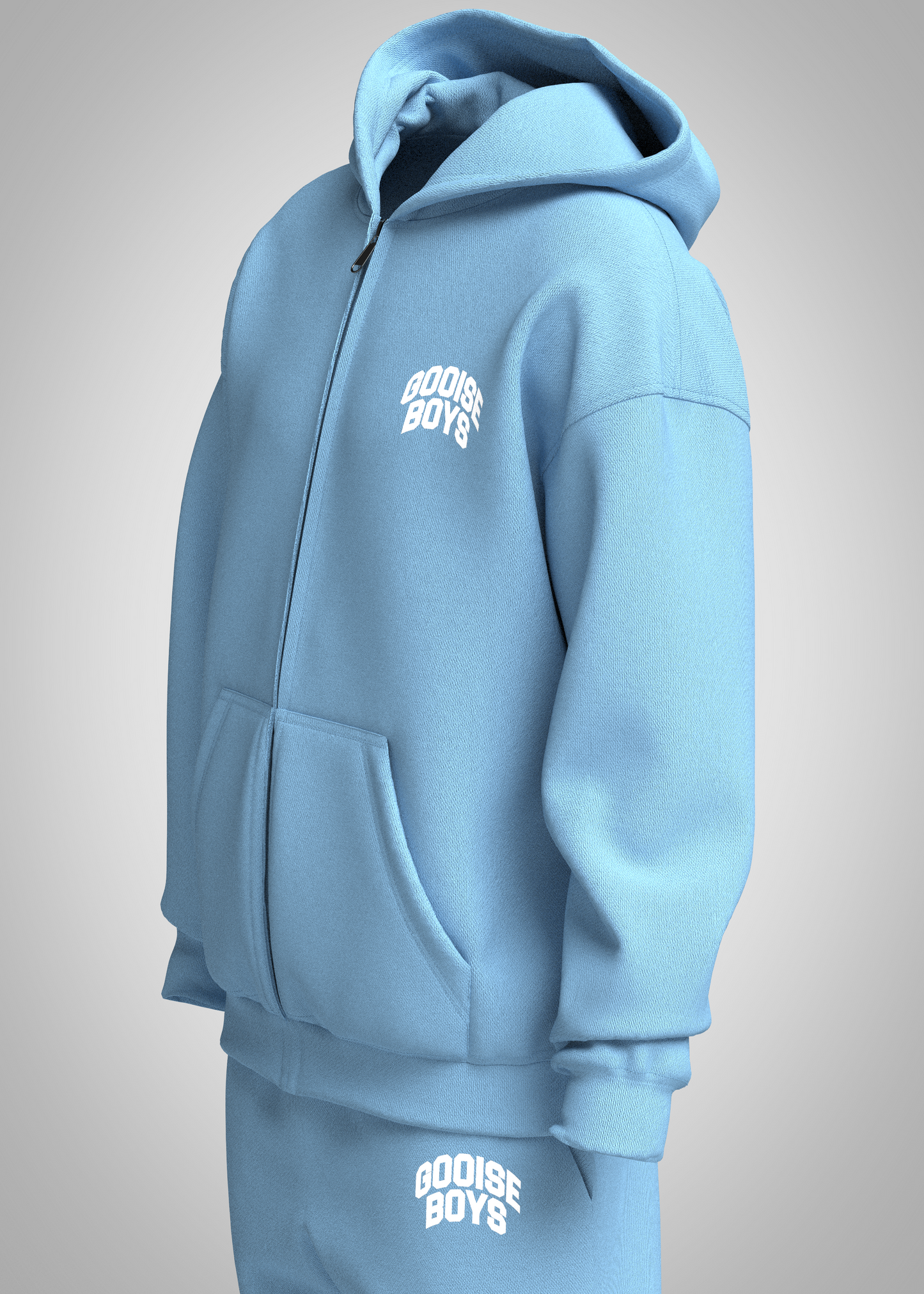 Gooise Boys Blue "Elite Grind" Zipper Tracksuit