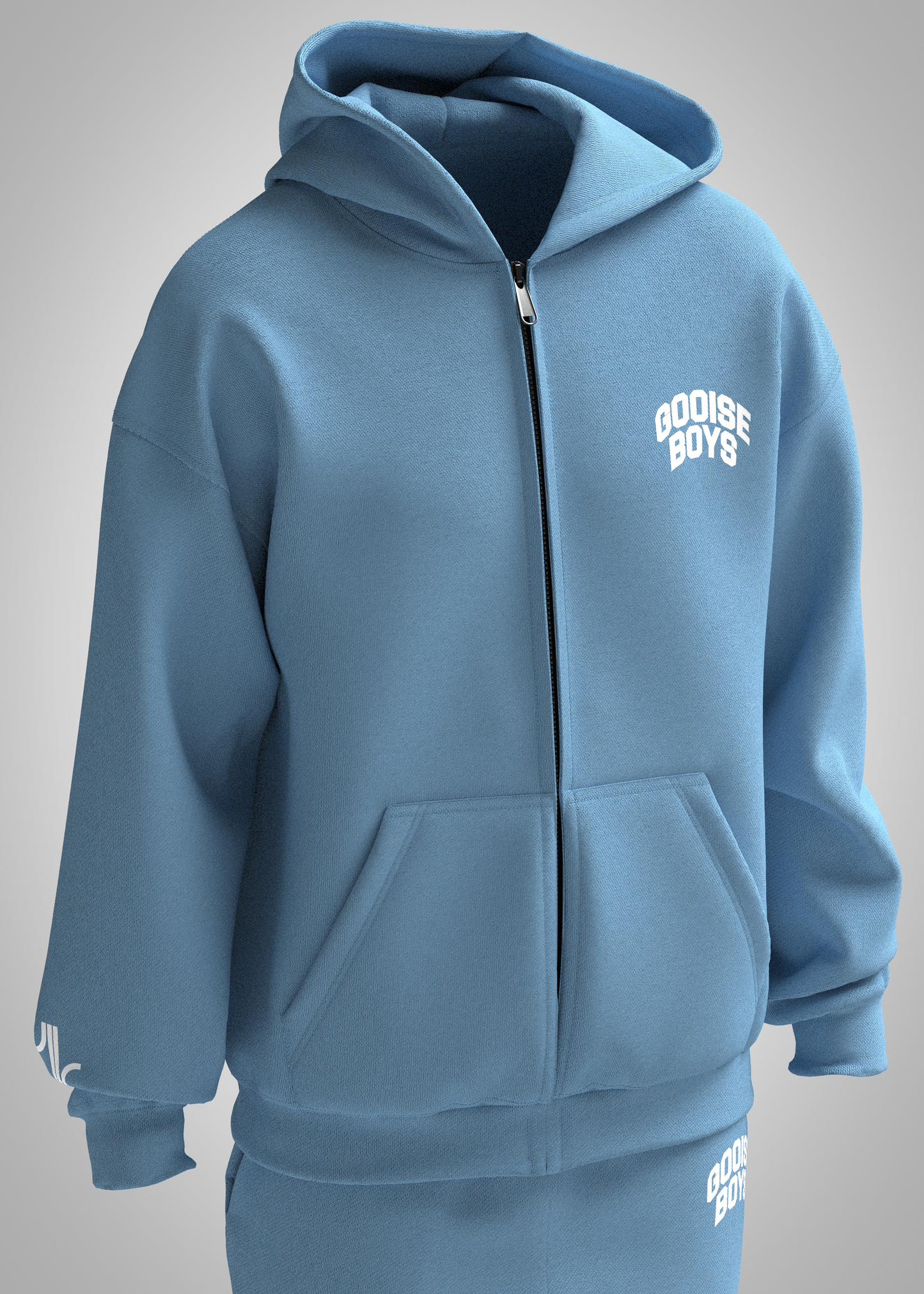 Gooise Boys Blue "Elite Grind" Zipper Tracksuit