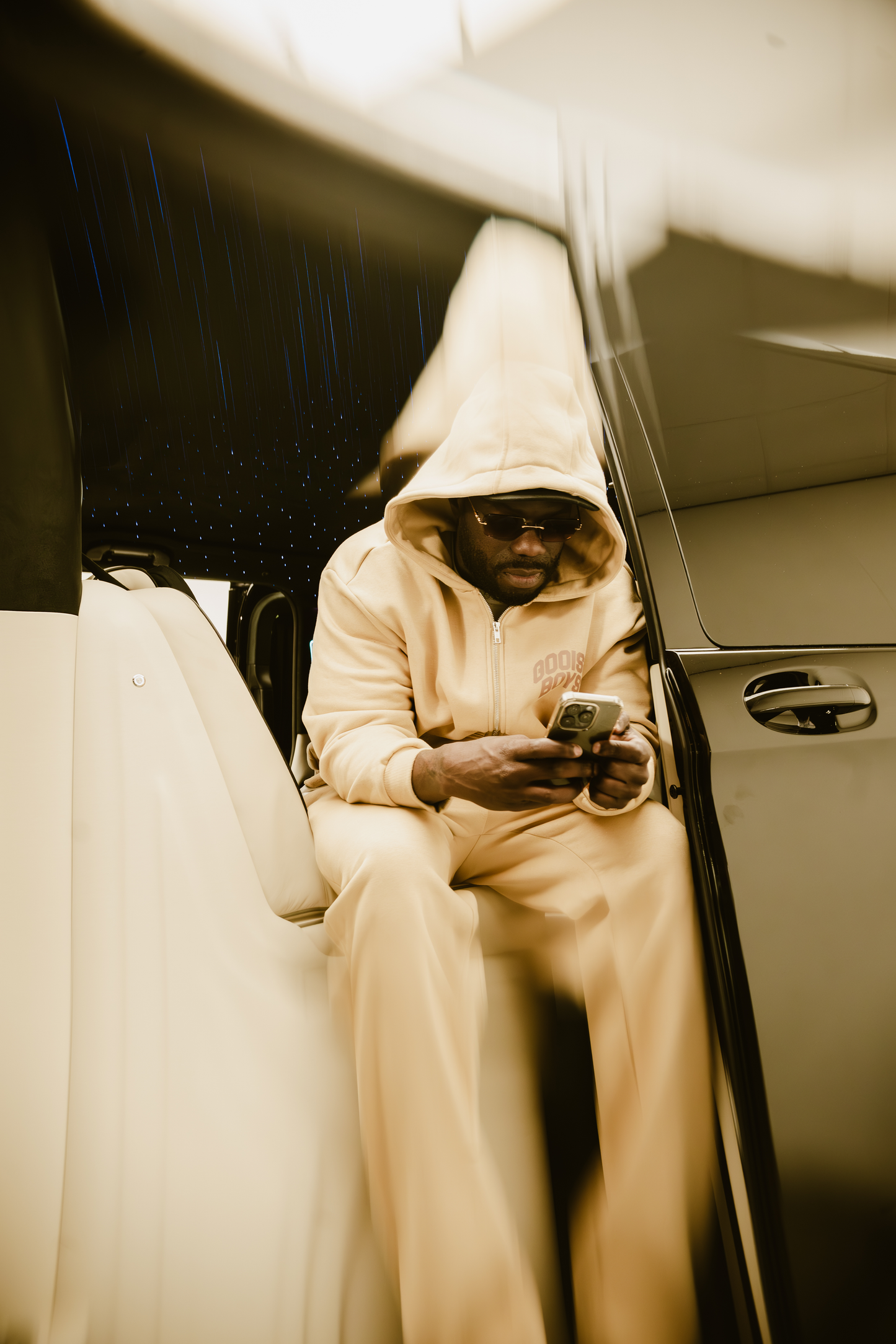 Gooise Boys Mocca Brown "Elite Grind" Zipper Tracksuit