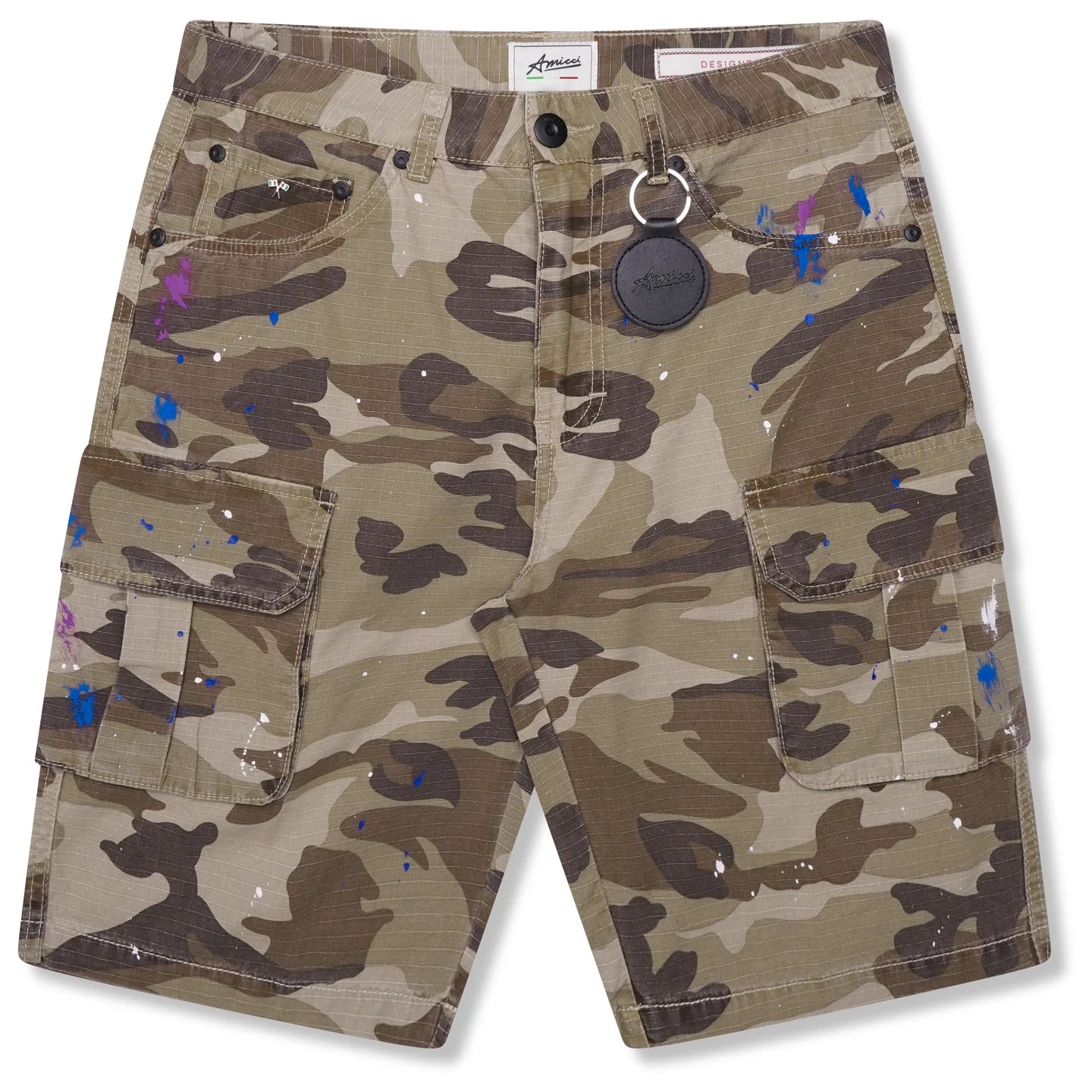 AMICCI Flavio Beige Camouflage Short