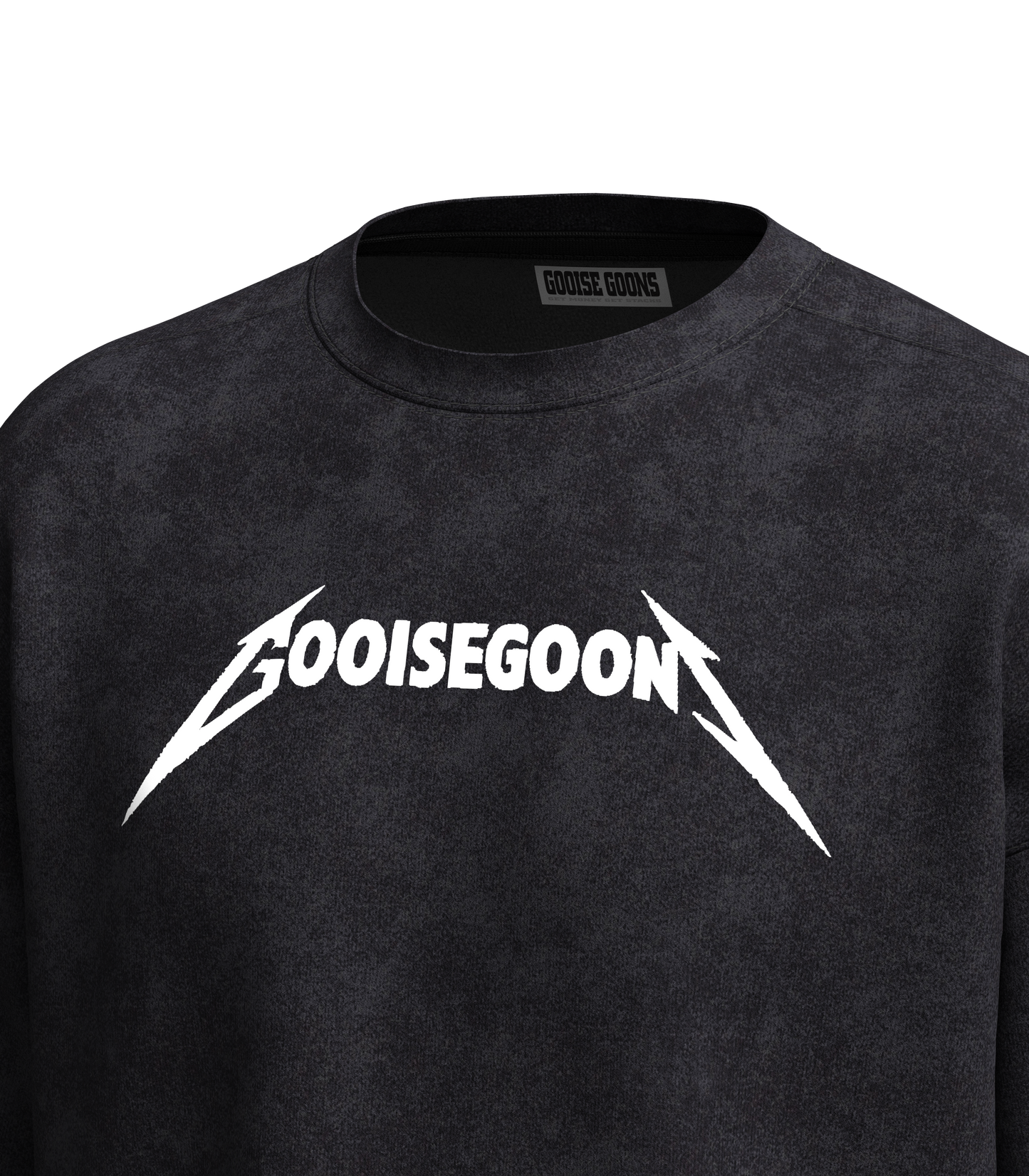 GOOISE GOONS "STONE WASHED" OVERSIZED TEE