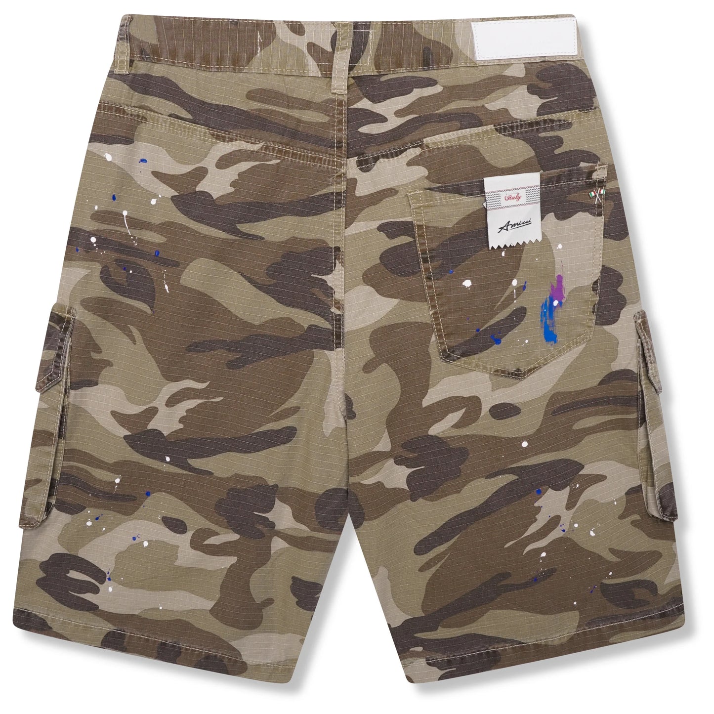 AMICCI Flavio Beige Camouflage Short