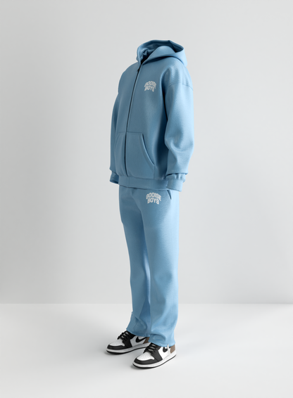 Gooise Boys Black "Elite Grind" Zipper Tracksuit