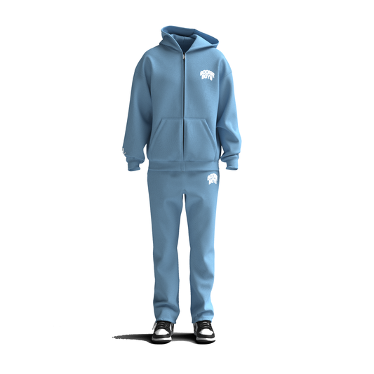 Gooise Boys Blue "Elite Grind" Zipper Tracksuit