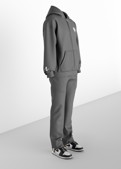 Gooise Boys Black "Elite Grind" Zipper Tracksuit