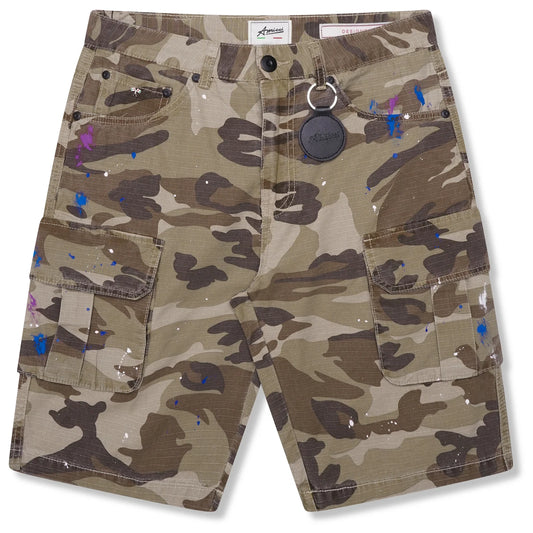 AMICCI Flavio Beige Camouflage Short