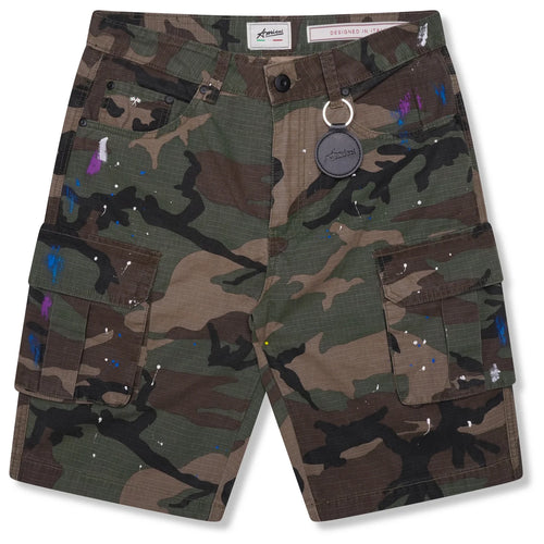 AMICCI Flavio Groene Camouflage Short