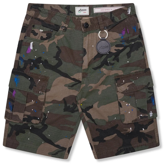 AMICCI Flavio Groene Camouflage Short