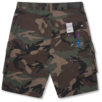 AMICCI Flavio Groene Camouflage Short