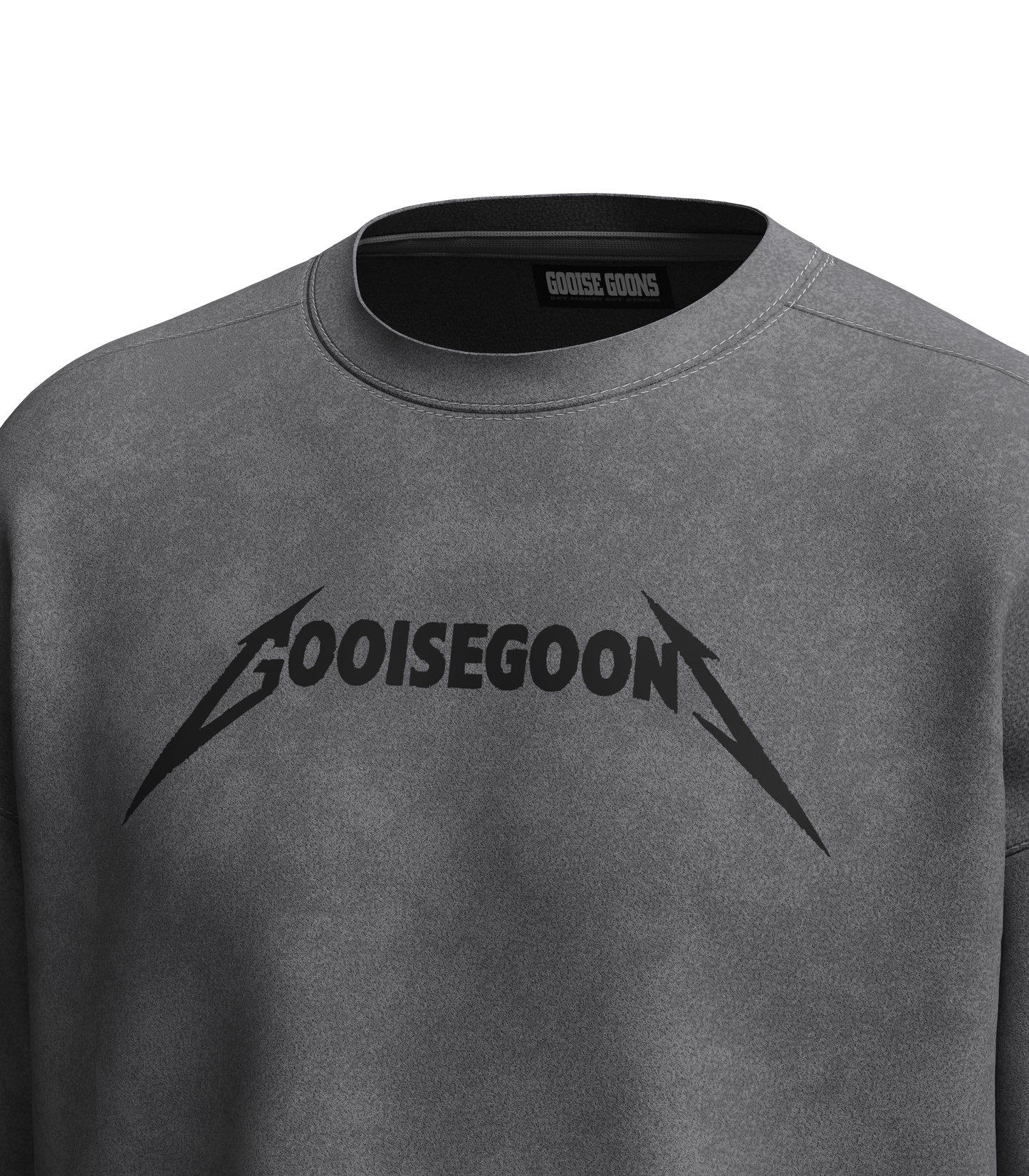 GOOISE GOONS "STONE WASHED" OVERSIZED TEE