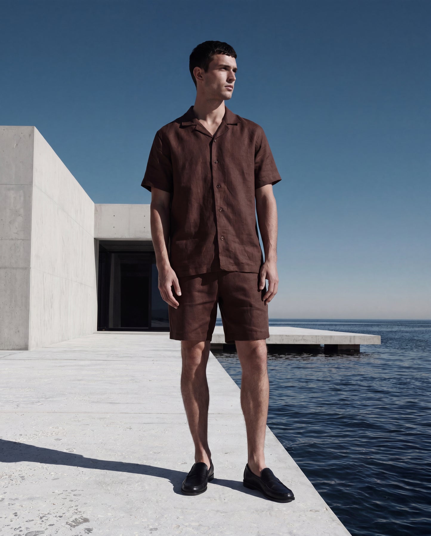 LINNEN SUMMER SET ESSENTIALS COU7URE BY RIC